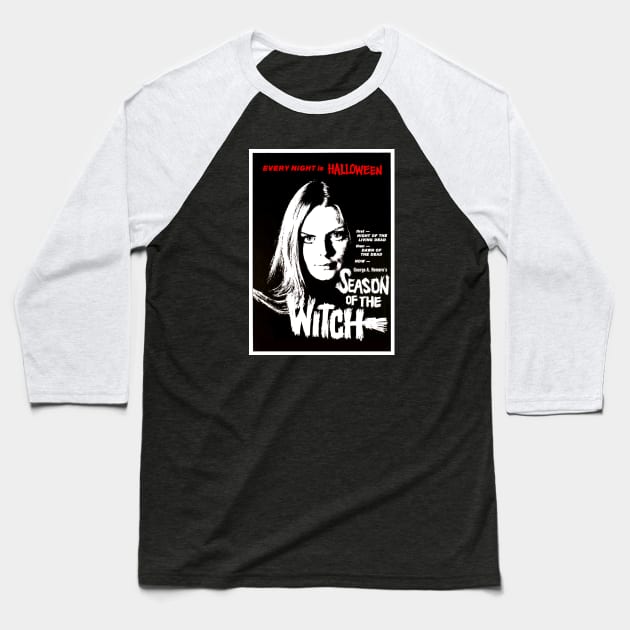 Season of the Witch Baseball T-Shirt by Asanisimasa